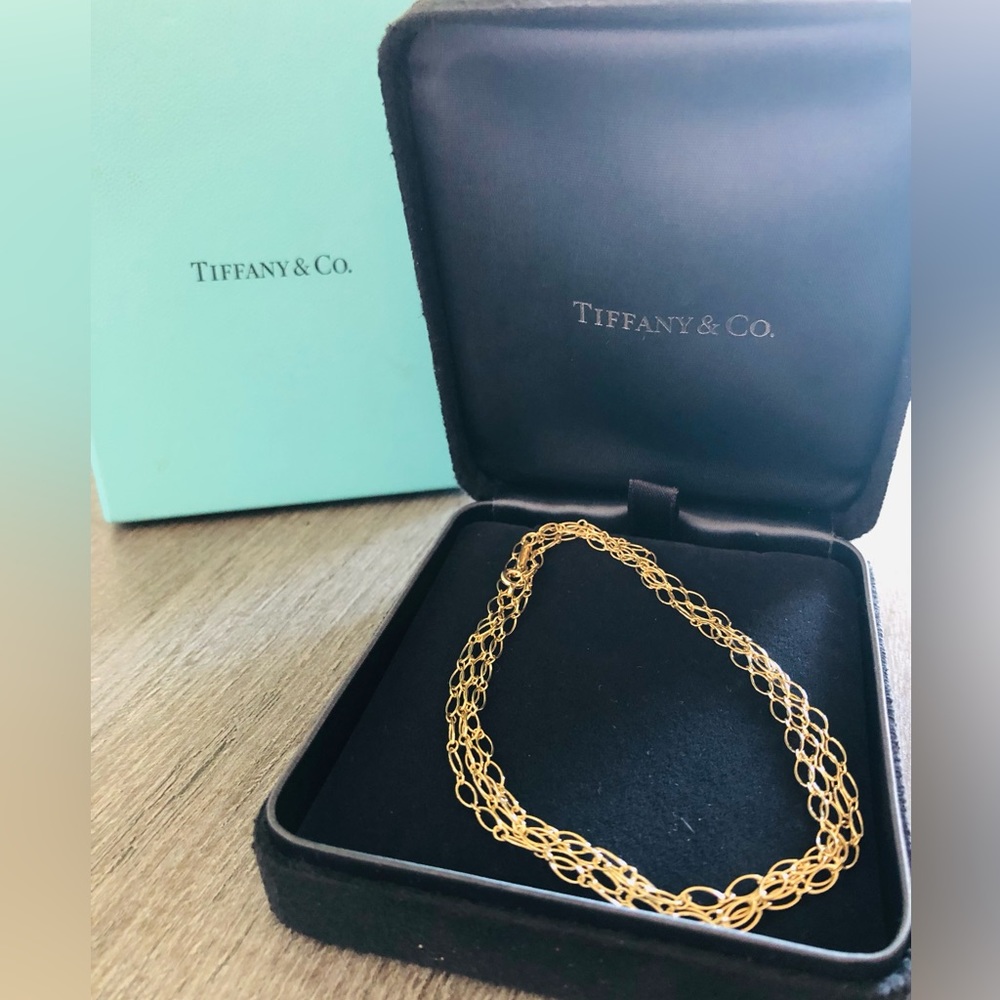 Tiffany & Co. 18k Yellow Gold Oval Link 36” Chain